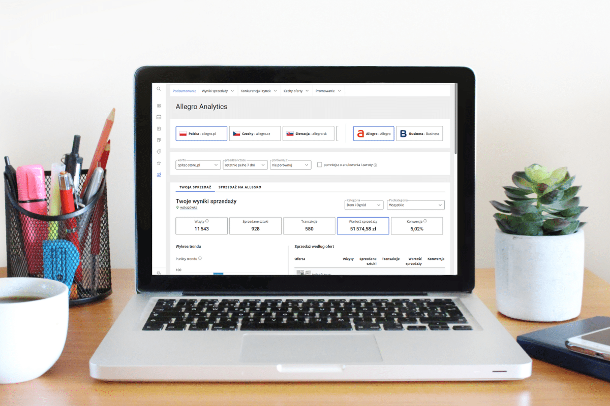 Allegro Analytics raporty i statystyki