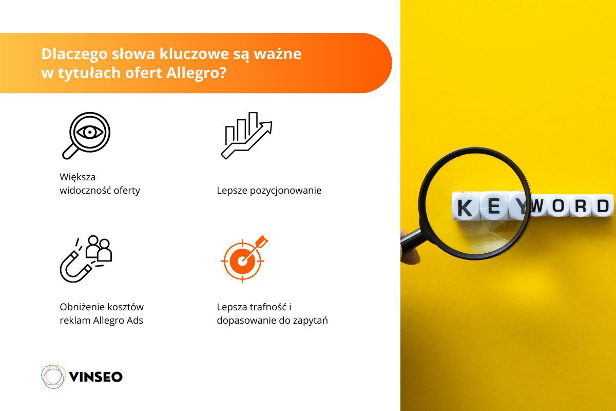 Dlaczego słowa kluczowe są ważne w tytułach ofert Allegro