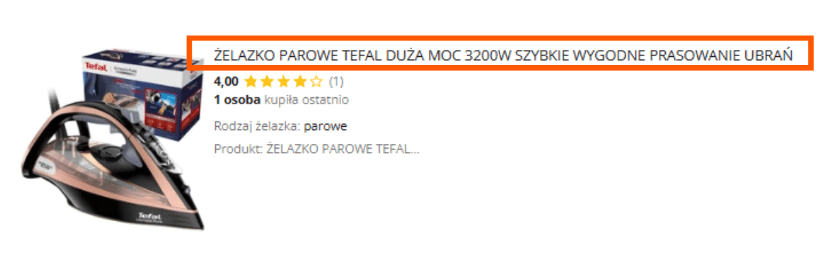 frazy kluczowe long tail allegro