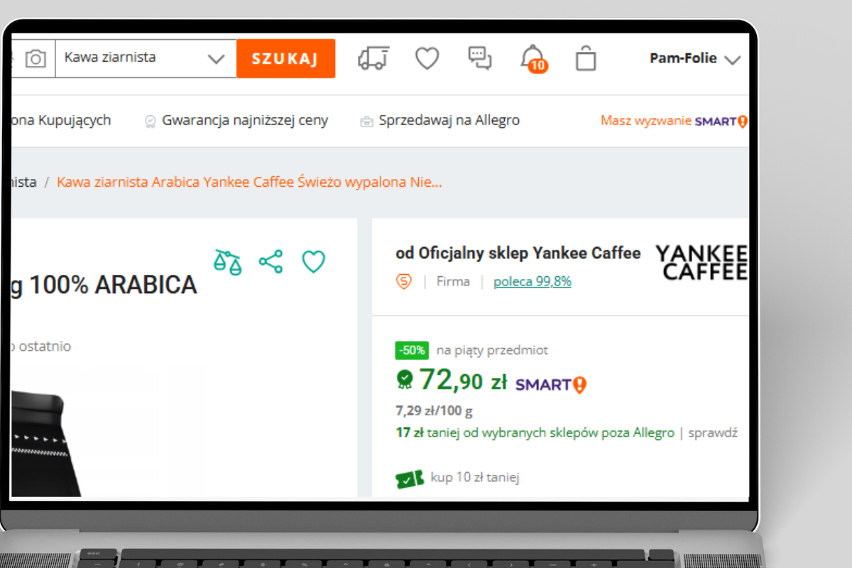Kupony rabatowe Allegro
