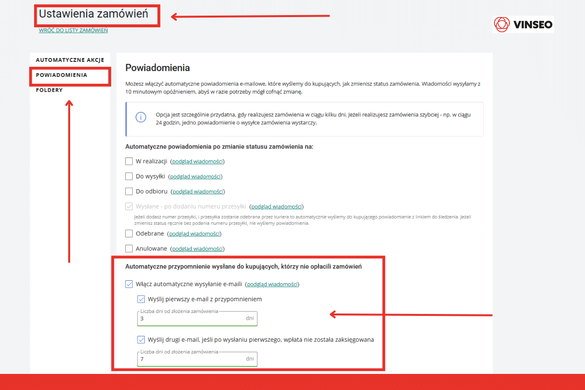 Jak włączyć automatyczne wysyłanie e-maili do kupujących na Allegro