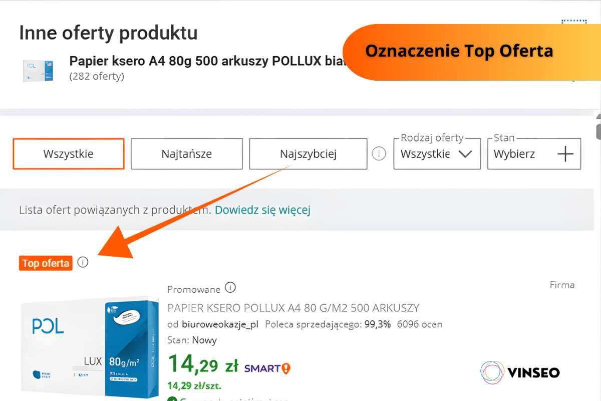 Oznaczenie Top Oferta