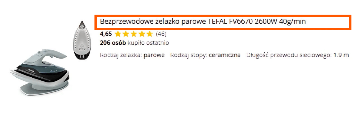 produktowe frazy kluczowe Allegro