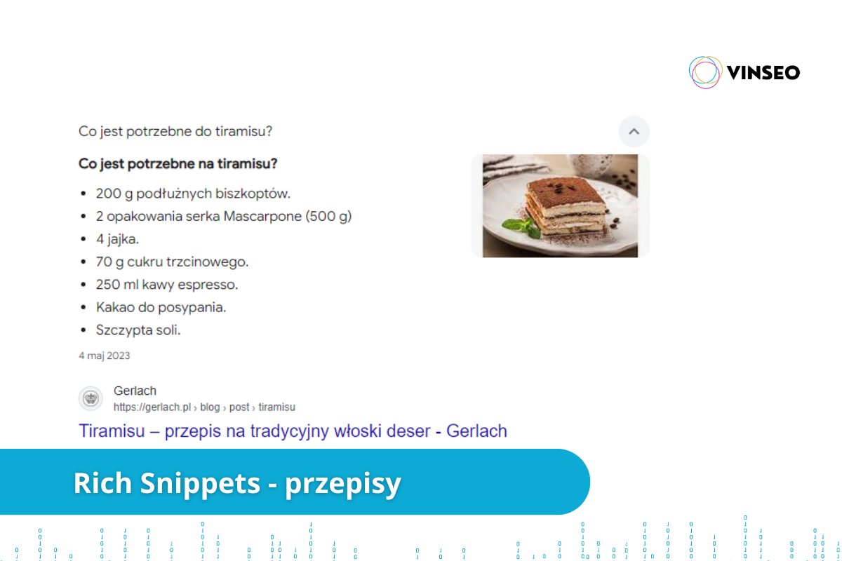 rich snippets przepisy