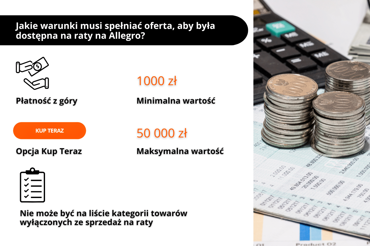 Warunki oferty Raty Allegro