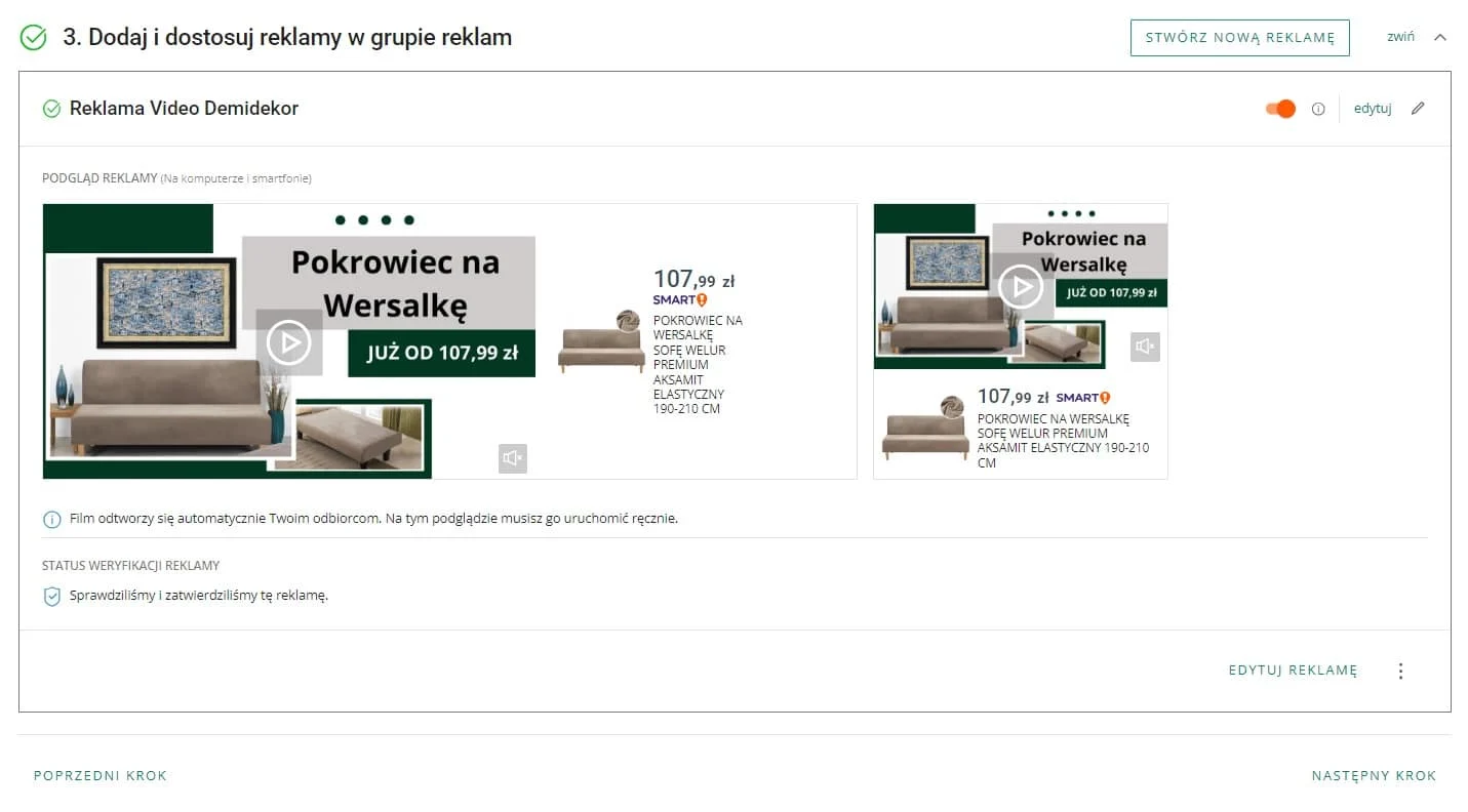 Jak stworzyć reklamę wideo w allegro ads