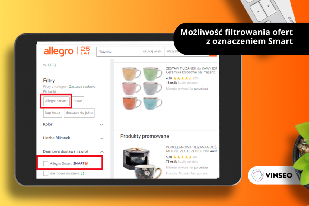 filtrowania ofert ze smart