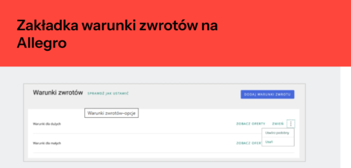 Zakładka warunki zwrotów Allegro