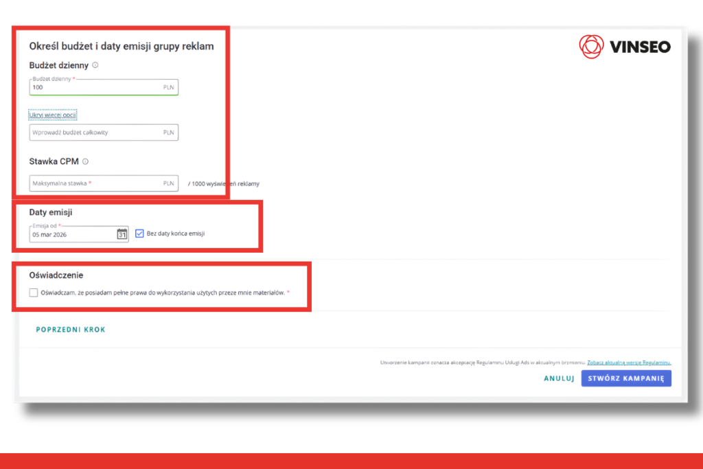 reklama graficzna allegro budżet kampanii reklamowej