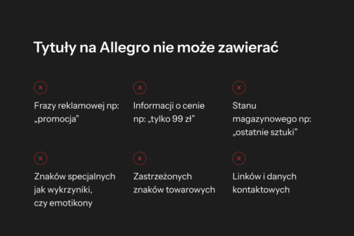 Co powinien zawierać tytuł oferty na Allegro_