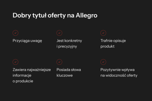 Dobry tytuł oferty na Allegro?