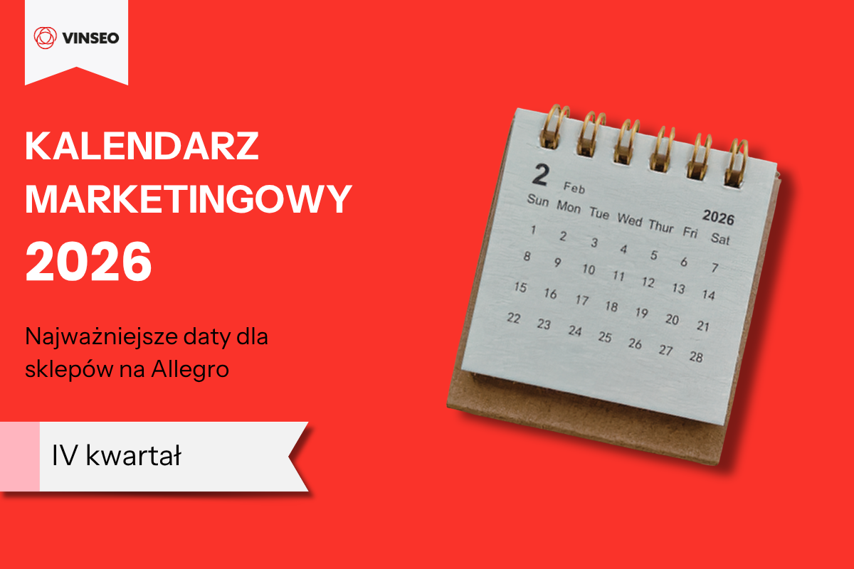 kalendarz marketingowy 2026 - 4 kwartał na Allegro