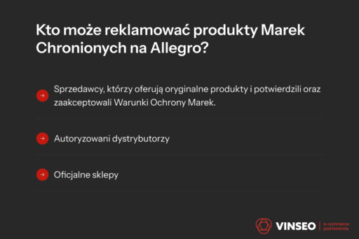 Kto może reklamować produkty Marek Chronionych na Allegro