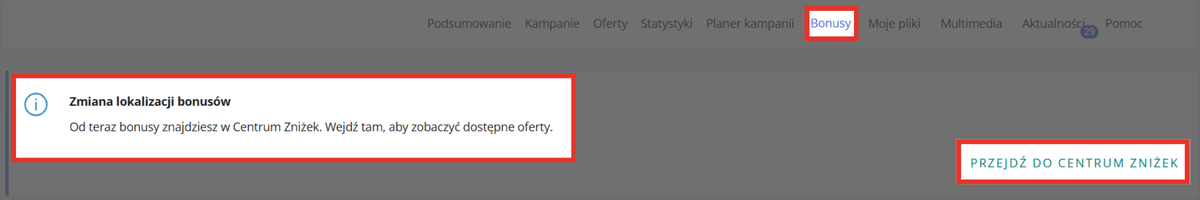 zakładka bonusy