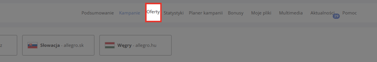 Zakladka oferty