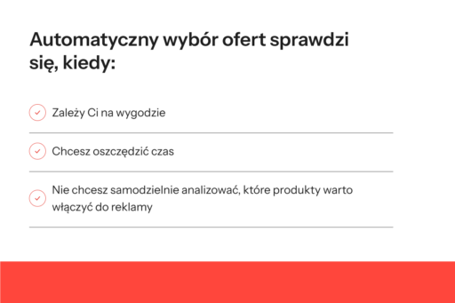 Automatyczny wybór ofert w Ads Express